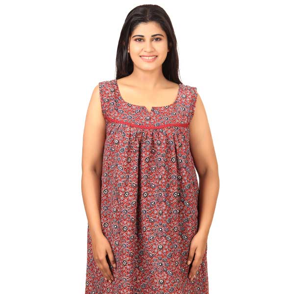 Short nighty cotton online